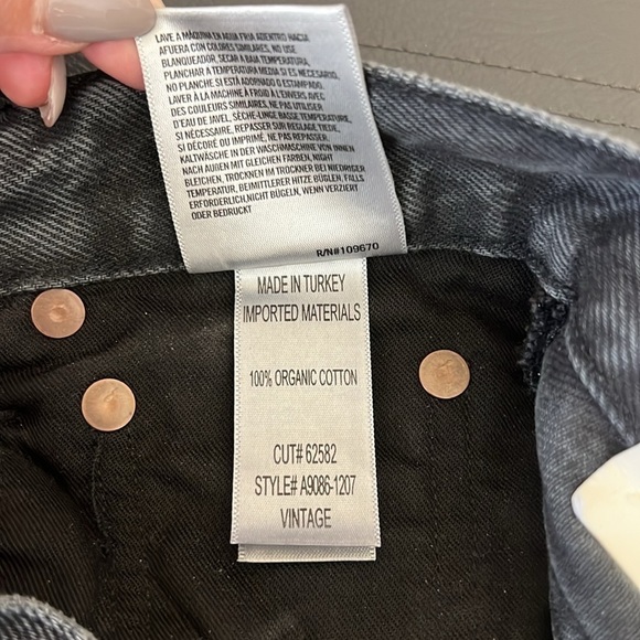 NWT Aritzia AGOLDE High Rise Vintage Boot in Percolate size 23 - Picture 11 of 11